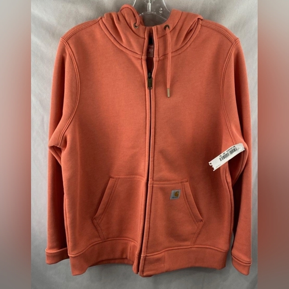 Carhartt Wmn's Relaxed Fit Midweight Full-Zip Sweatshirt Size L NWOT MSRP $59.99 - Picture 3 of 6